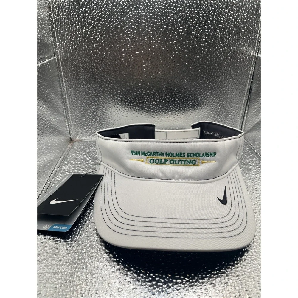 Nike Golf Sports Dri-Fit Swoosh Adjustable Visor Hat NEW NWT Golf Outing